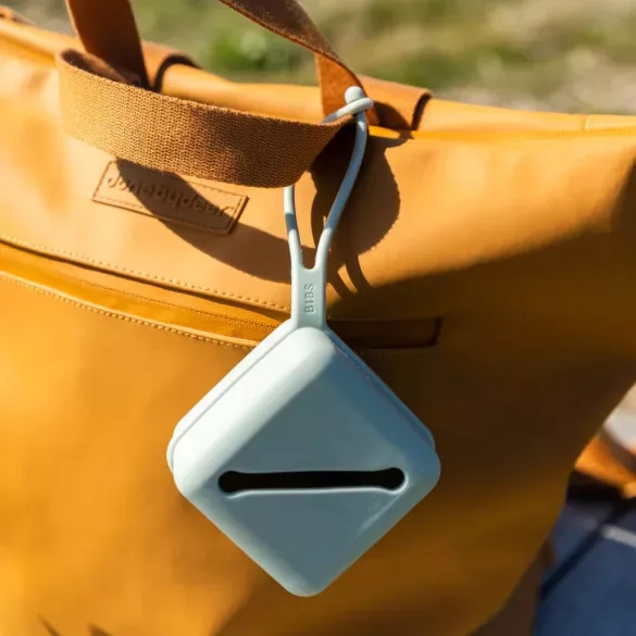 BIBS Szilikon cumitartó, (Mályva)