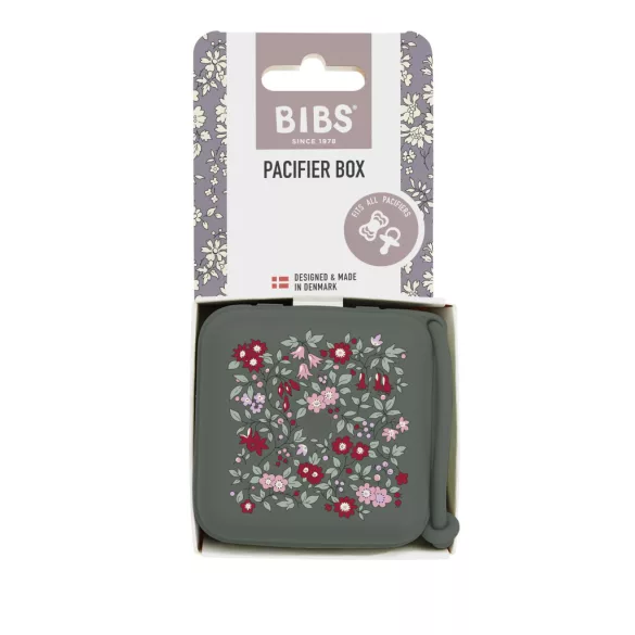 BIBS X Liberty krabička na cumlíky - Pine