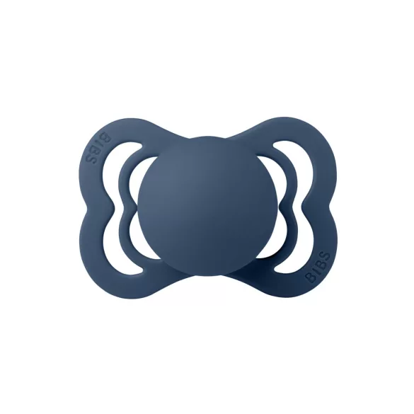 BIBS Supreme cumi, acélkék, 0-6 hó