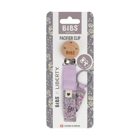 BIBS X Liberty klip na cumlík - Violet Sky