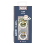 BIBS Colour 2-es szett, anatómiai cumifej, (Esti zsálya/Esti delfin), 6-36 hó