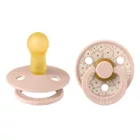 BIBS Cumi, Studio Jázmin Colour, Púderrózsaszín mix, 6-18 hó