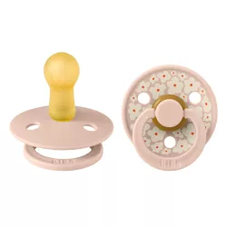   BIBS Cumi, Studio Jázmin Colour, Púderrózsaszín mix, 6-18 hó