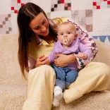 BIBS Cumi, Studio Virágzás Colour, Krémfehér mix, 6-18 hó