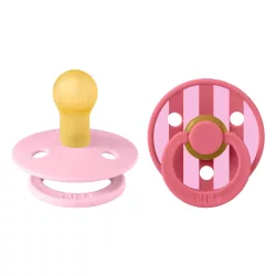 BIBS Cumi, Studio Block Colour, Babarózsaszín mix, 0-6 hó