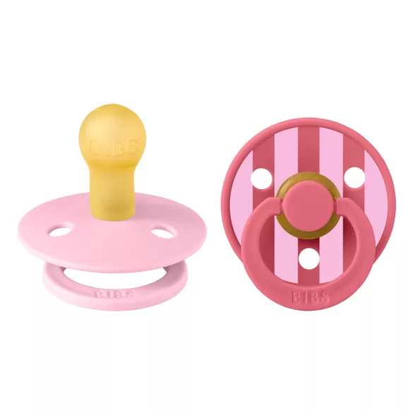 BIBS Cumi, Studio Block Colour, Babarózsaszín mix, 0-6 hó