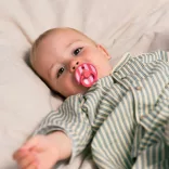 BIBS Cumi, Studio Block Colour, Babarózsaszín mix, 0-6 hó