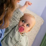 BIBS Cumi, Studio Block Colour, Babarózsaszín mix, 6-18 hó