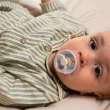 BIBS Cumi, Studio Block Colour, Pasztellkék mix, 0-6 hó