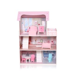 Chipolino drevený domček pre bábiky so 7 doplnkami