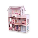 Chipolino drevený domček pre bábiky s 9 doplnkami