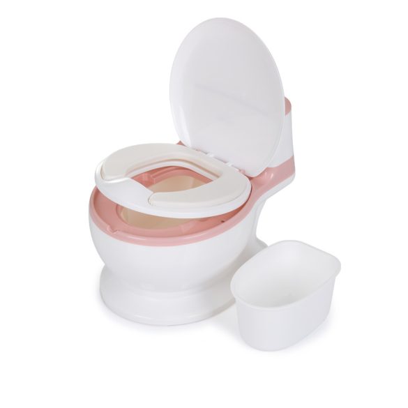 Chipolino Lux nočník v tvare toalety so zvukovým efektom - Pink