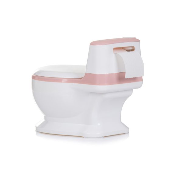 Chipolino Lux nočník v tvare toalety so zvukovým efektom - Pink