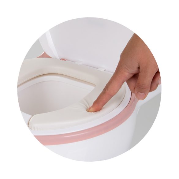 Chipolino Lux nočník v tvare toalety so zvukovým efektom - Pink