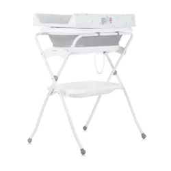   Chipolino Fiore kúpeľný stojan s prebaľovacou podložkou - Grey