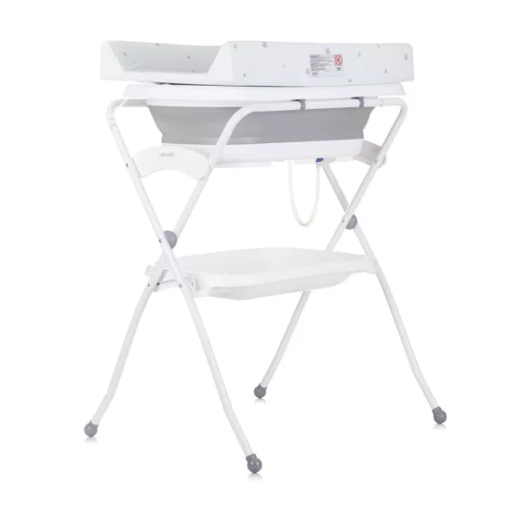 Chipolino Fiore kúpeľný stojan s prebaľovacou podložkou - Grey
