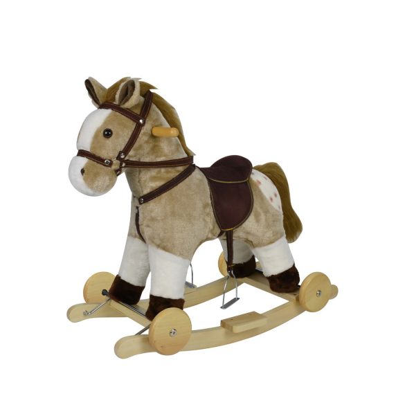 Chipolino hojdací koník s kolieskami - Beige