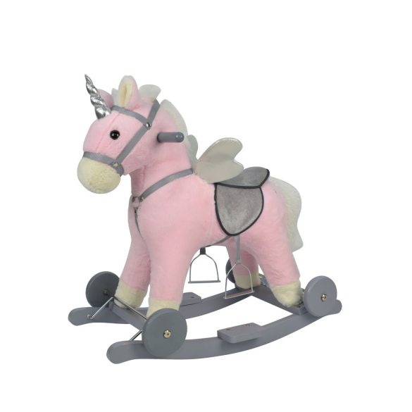Chipolino hojdací koník s kolieskami - Pink