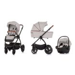 Chipolino Prestige 3v1 multifunkčný kočík - Biscotta