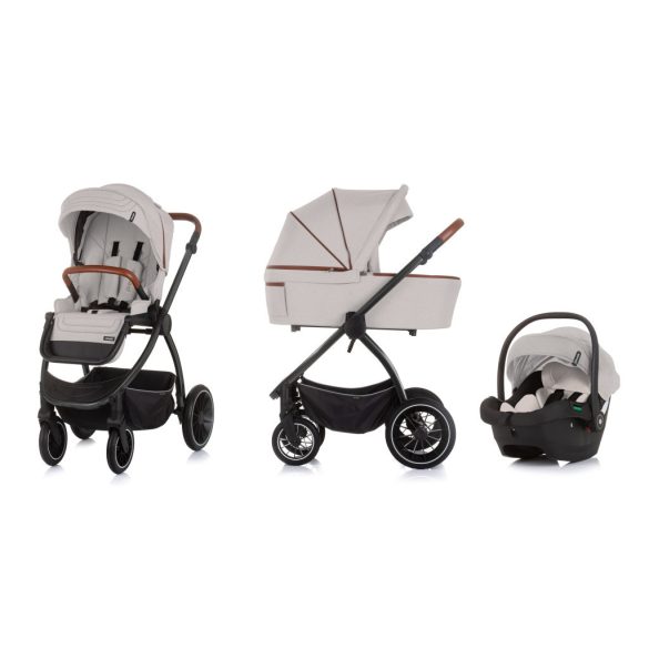 Chipolino Prestige 3v1 multifunkčný kočík - Biscotta