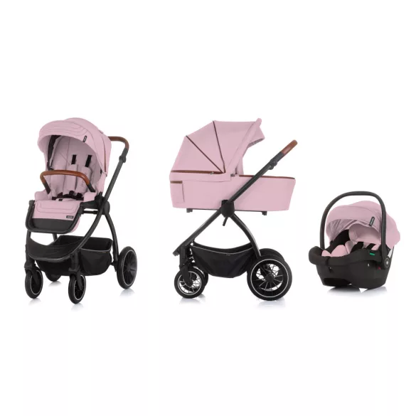 Chipolino Prestige 3v1 multifunkčný kočík - Marshmallow
