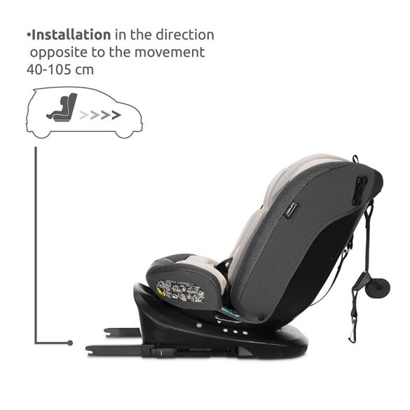Lorelli Imola isofix 360 autosedačka 40-150cm - Beige