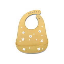 Lorelli silikónový podbradník - yellow