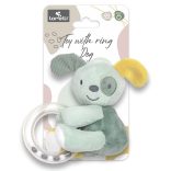 Lorelli Toys plyšová hračka s krúžkom - Green Dog