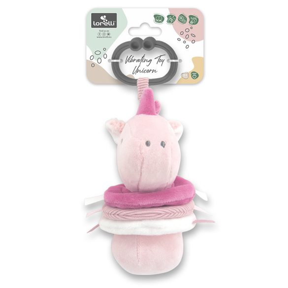 Lorelli Toys závesná vibrujúca hračka - Pink Unicorn