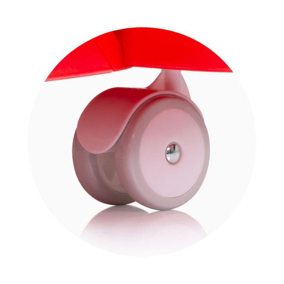 Chipolino Airplane multifunkčné detské chodítko 3v1 - red