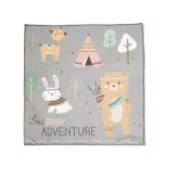 Cestovná ohrádka Lorelli Play N Relax – Grey Adventure