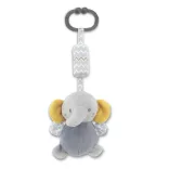 Lorelli Toys Campanula plyšová hračka kočík - Sivý slon