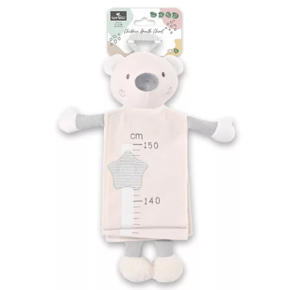 Lorelli Toys Plyšová merka výšky - Bear Beige