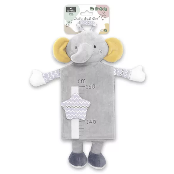 Lorelli Toys Plstený merák výšky – Elephant Grey