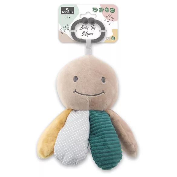 Lorelli Toys Octopus hračka do kočíka – modrá a béžová