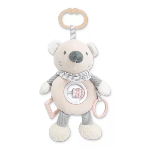 Lorelli Toys plyšová hrkálka – béžový medvedík