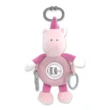 Lorelli Toys plyšová hrkálka – ružový jednorožec