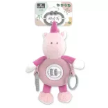 Lorelli Toys plyšová hrkálka – ružový jednorožec