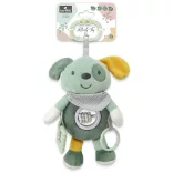 Lorelli Toys plyšová hrkálka – Zelený psík