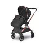 Lorelli Reya 3v1 multifunkčný kočík s otočnou rukoväťou + autosedačka Joy - Black Jasper