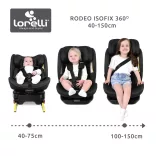 Lorelli Rodeo 360 isofix autosedačka 40-150cm - Grey