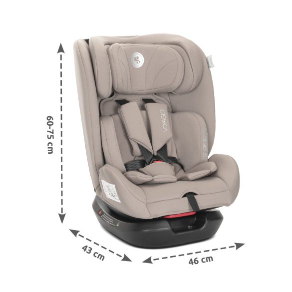 Lorelli Voyager i-Size autosedačka 40-150cm + cestovný vankúš - Beige