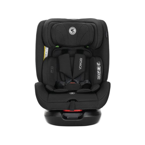 Lorelli Voyager i-Size autosedačka 40-150cm + cestovný vankúš - Black
