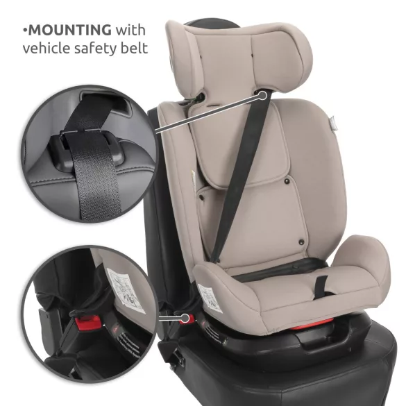 Lorelli Voyager i-Size autosedačka 40-150cm + cestovný vankúš - Pink