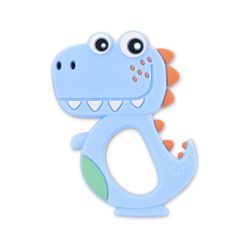 Baby Care silikónové hryzátko - Dino Lucky Blue
