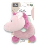 Lorelli Toys plyšový krúžok - Pink Unicorn