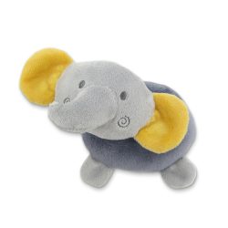 Lorelli Toys plyšový krúžok - Grey Elephant
