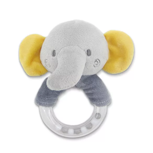 Lorelli Toys plyšová hrkálka – sivý slon