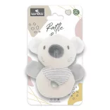 Lorelli Toys Plyšová hrkálka s obručou – Béžový medvedík