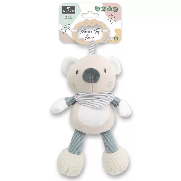 Lorelli Toys plyšová hračka s hudbou – Béžový medvedík